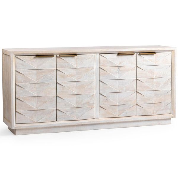 Marvin 4 Door Buffet, Creme