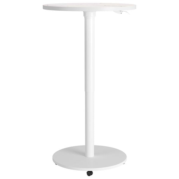 Mule Adjustable Bar Table, Blanc