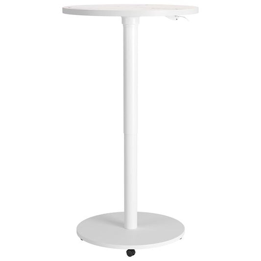 Mule Adjustable Bar Table, Blanc