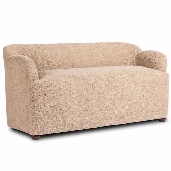 Kadon Accent Bench, Sheepskin Camel