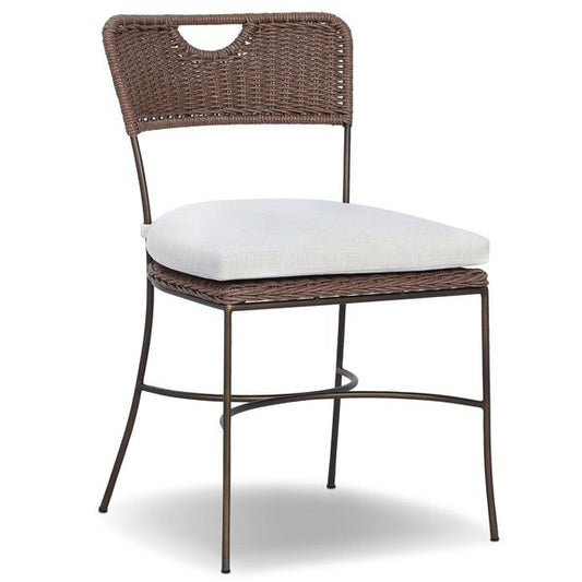 Honor Outdoor Dining Chaise, Creme, Lot de 2