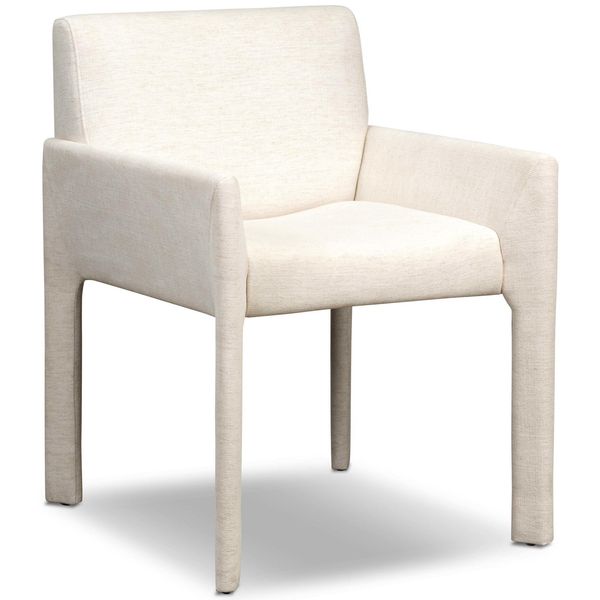 Graford Dining Chaise, Blanc Neige Nomade, Lot de 2