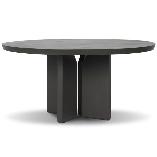 Ernest Outdoor Metal Table a manger, Bronze