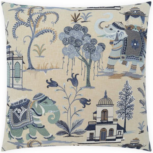 Samui Coussin, Bleu, Lot de 2