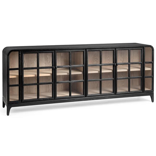 Waverly Cabinet, Satine Noir